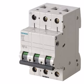 Siemens 5SL63107RC 10 A Three Pole MCB